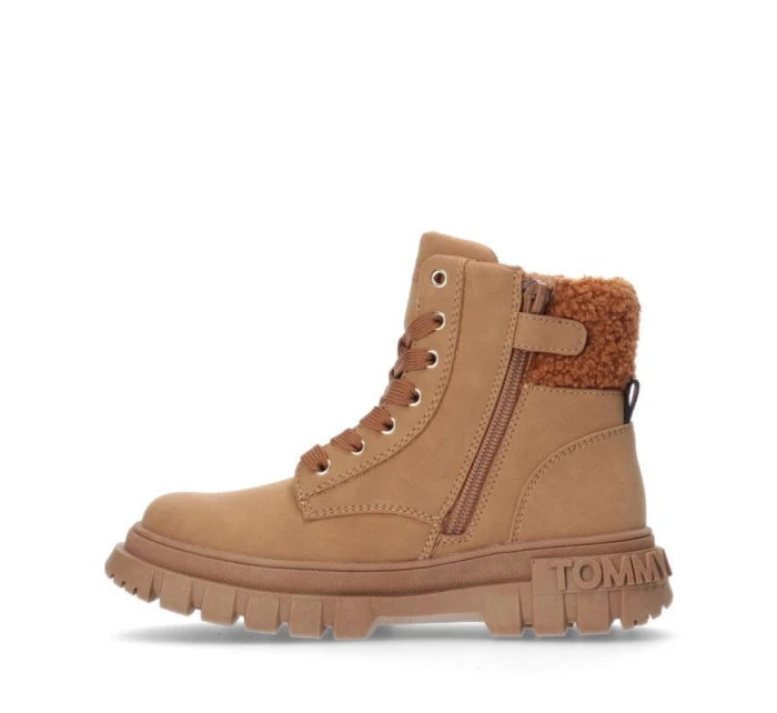 Tommy Hilfiger Čipkované topánky Cognac W T3A5-33053-1628582-582