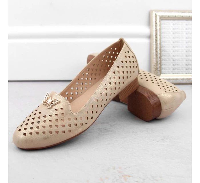 Žaluďové topánky M.Daszynski W SAN35 gold