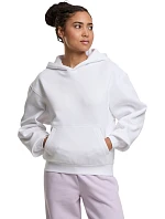 Build your Brand BY 444 Dámska mikina s kapucňou v oversize strihu „Loose Fit“ 56.0444 biela