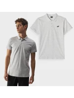 Pánské Polo Tričko Regular S  Šedé model 21675010 - 4F