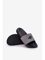 Klapki Męskie 4F 4FRMM00FSLIM011-25S Szare