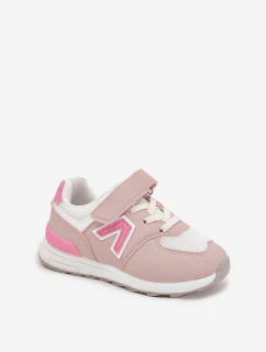 Dětské sportovní tenisky na suchý zip růžové model 21718587 - Boto