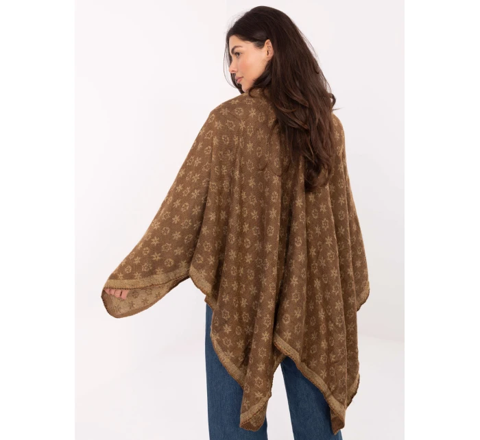 Poncho AT  camelowy model 21334752 - FPrice