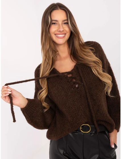 Jumper MI SW 0919.18 hnedý