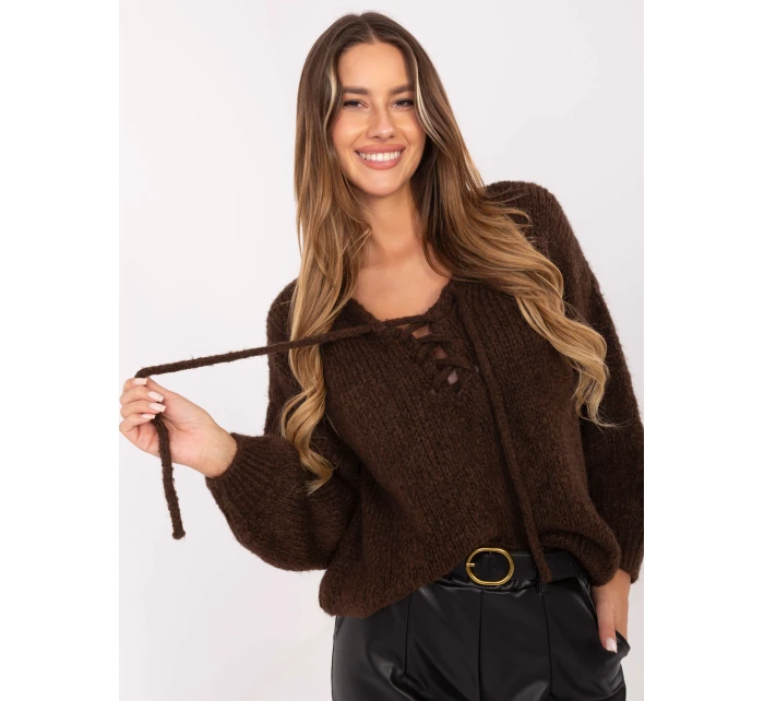 Jumper MI SW 0919.18 hnedý