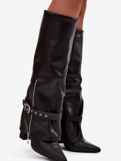 Topánky na podpätku model 217209 Krok vo veľkom štýle