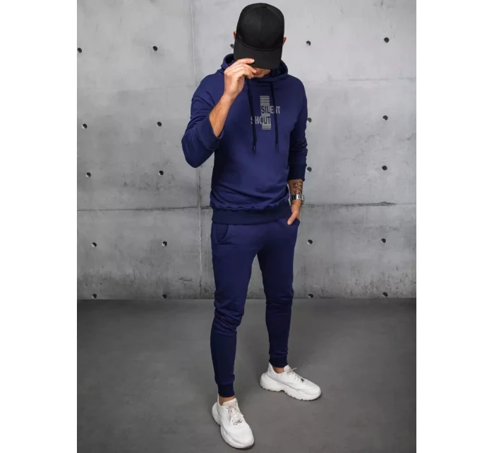 Pánské tmavě modré tepláky Dstreet model 21967431 - FashionStreet
