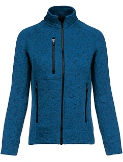 K Dámská melanžová pletená fleecová bunda 20. light royal blue melange model 22423096 - Kariban