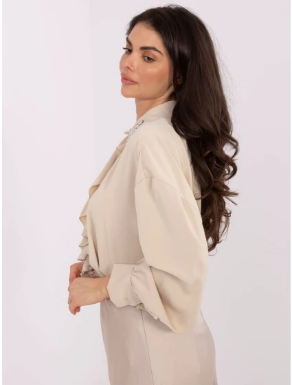 Bluzka IT BZ model 21766284 beżowy - FPrice Bluzka IT BZ model 21766284 beżowy - FPrice