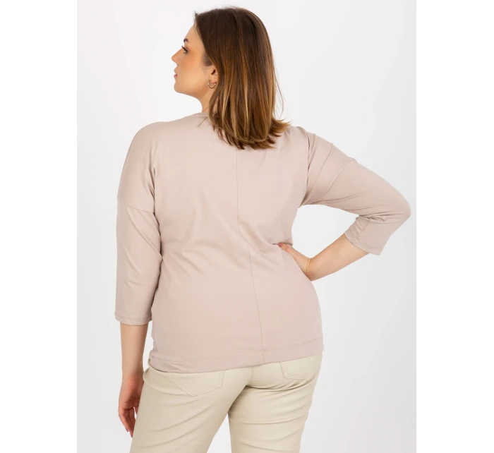Dámska blúzka RV BZ 8457.47P béžová - FPrice