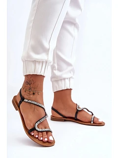 Dámske sandále JH291 black - Krok vo veľkom štýle