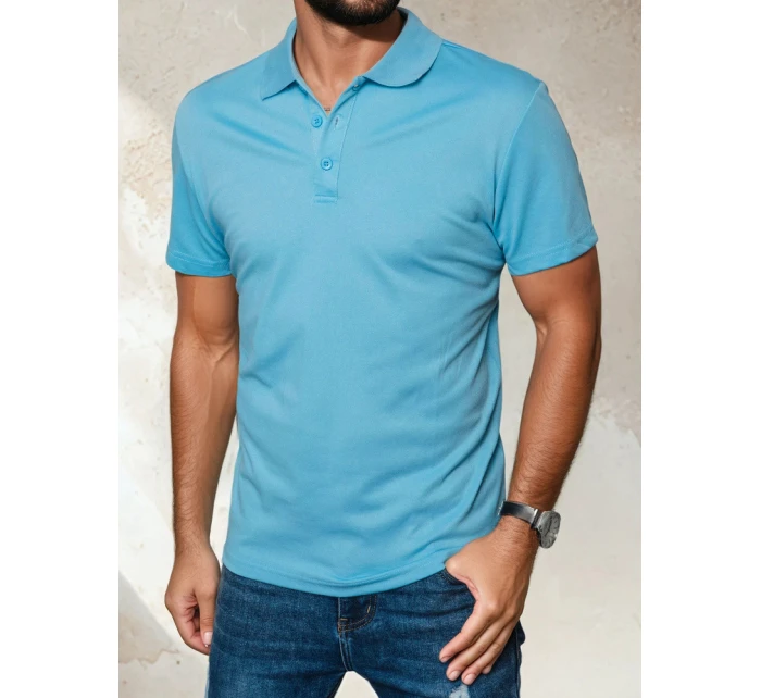 Pánské modré polo tričko Dstreet model 21967821 - FashionStreet