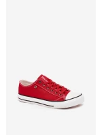Trampki Męskie Niskie Materiałowe Big Star DD174502 Czerwone