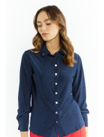 Monnari Blúzky Dámske tričko so vzorom Navy blue