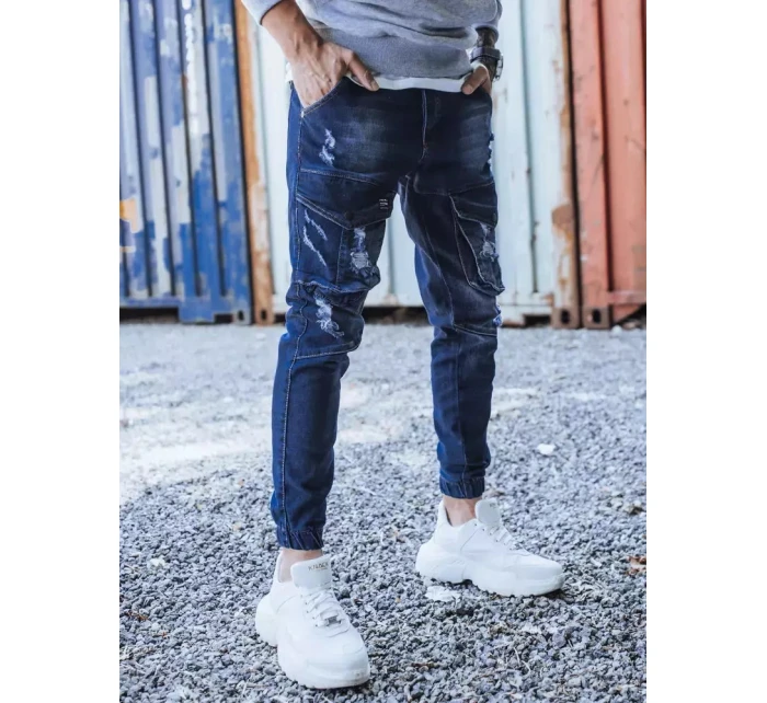 Pánské modré kalhoty Dstreet model 21963279 - FashionStreet