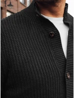 Pánsky sveter čierny FashionStreet WX2347