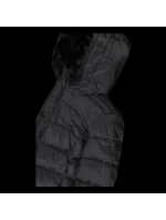 CMP dámska zimná bunda s kapucňou športová zateplená čierna (34K0036F/U901)