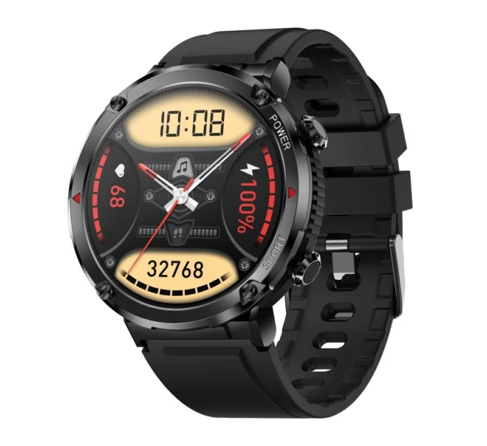 Chytré hodinky Gravity model 21805485 + černý silikonový řemínek Chytré hodinky Gravity model 21805485 + černý silikonový řemínek