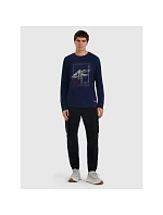 Pánské tričko s potiskem a dlouhým rukávem model 22117317 pánské - 4F