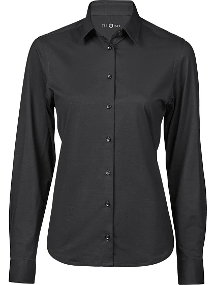 Tee Jays TJ 4031 Elastická blúzka s dlhým rukávom 18.4031 čierna