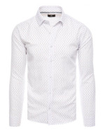 Dstreet DX2460 pánska biela košeľa