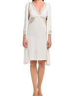 Dámsky nočné set Electra 12223-115 krémová - Vamp