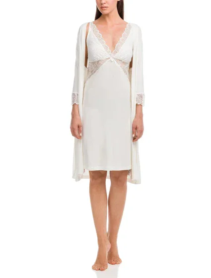 Dámsky nočné set Electra 12223-115 krémová - Vamp