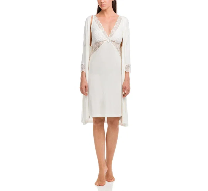 Dámsky nočné set Electra 12223-115 krémová - Vamp