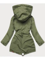 Dámská bunda v khaki barvě s kapucí model 17217539 - CANADA Mountain