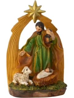 VIANOČNÝ BETLEHEM STAJŇA SVÄTÁ RODINA 13CM JOSEF
