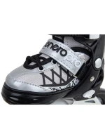 INLINE KORČULE-KORČULE NA KOLIESKOVÉ KORČULE 4V1 ENERO PRO LED 38-41 ŠEDÁ