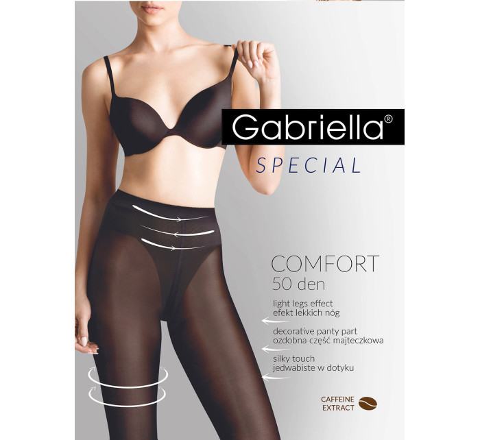 Pančuchové nohavice Gabriella Comfort 50 deň 400