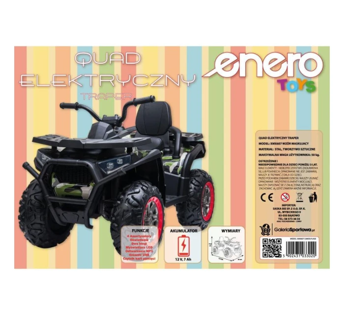 TRAPPER VOJENSKÁ ŠTVORKOLKA BATÉRIA 1033020