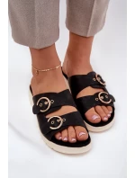Dámské sandály na platformě a černé model 21685511 - Boto