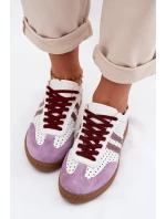 Kožené síťované dámské tenisky model 21935203 - Zazoo