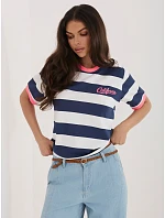 T shirt IT TS model 22076872 granatowy - FPrice T shirt IT TS model 22076872 granatowy - FPrice