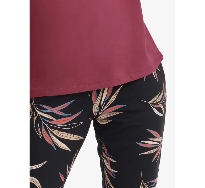 Záhradné pyžamo 40929-83X Bordó a čierna - Henderson Ladies Záhradné pyžamo 40929-83X Bordó a čierna - Henderson Ladies