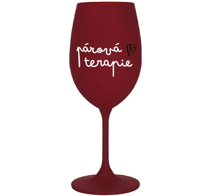 PÁROVÁ TERAPIE - bordo sklenice na víno 350 ml
