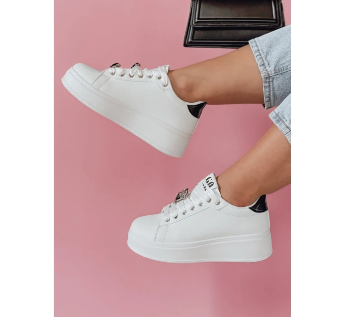 Dámske tenisky na platforme SOLICIA black FashionStreet ZY0873