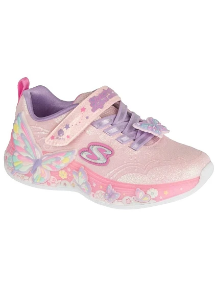 Skechers S-Lights: Butterfly Bliss 303065L-LPMT Ružové 31 Skechers S-Lights: Butterfly Bliss 303065L-LPMT Ružové 31