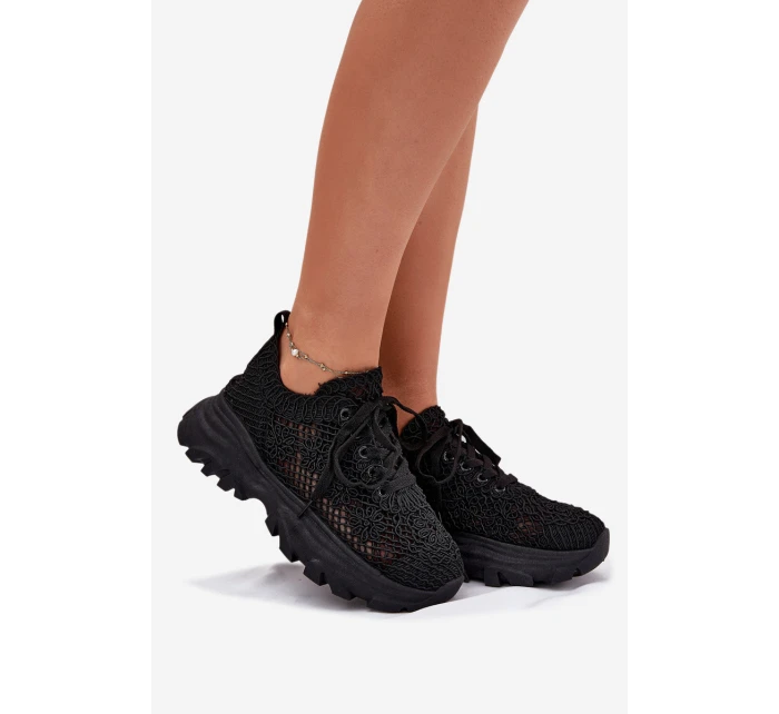 Dámské tenisky s svrškem černé model 21696310 - Boto Dámské tenisky s svrškem černé model 21696310 - Boto