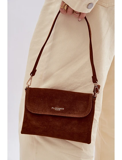 Malá Kabelka Z Eko Semiše Camel model 22111530 - Flora&Co
