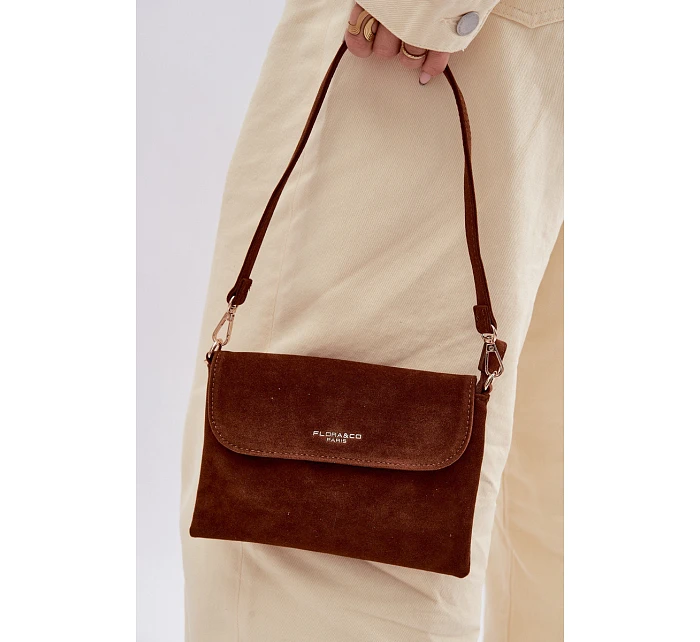 Malá Kabelka Z Eko Semiše Camel model 22111530 - Flora&Co