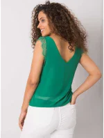 Dámsky top DHJ TP 13317.25P tmavo zelený