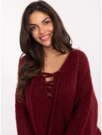 Sweter MI SW model 21471663 bordowy - FPrice