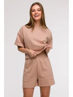 model 21047245 Šortky s kapsami mocca - BeWear