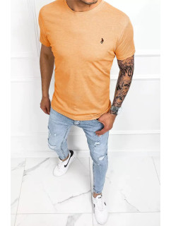 Základné oranžové pánske tričko Dstreet RX4968