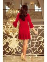 Dámské šaty model 21875941 Červená - numoco Dámské šaty model 21875941 Červená - numoco