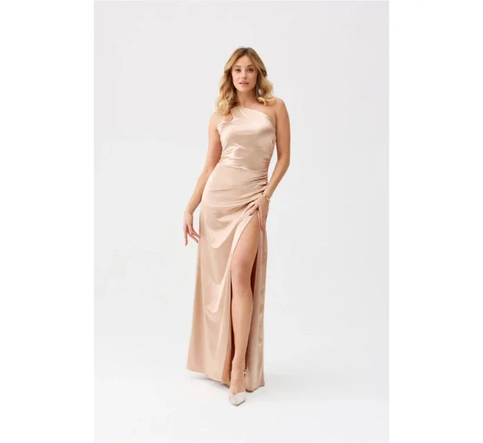 Večerné šaty SUK0461 zlaté - Roco Fashion