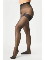 Dámské punčochové kalhoty  Plus Size Code Černá vzor  model 21748031 - Gabriella